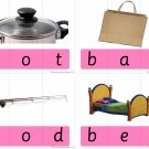 PINK SERIES | Montessori Activity - Cvc Puzzle Cards | Educational Materials