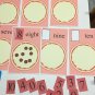 Pepperoni Pizza - Learning Center- Math Mats Counting 0 To 10- Laminated Mats