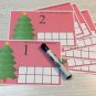 Christmas Count - Dry Erase - Laminated Activity Set - Teaching Supplies