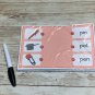 Busy bag - Write & Wipe Activity Set - Matching Words CVC Words - Learning