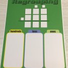 Regrouping - Math Mats for Learning Center - 5 Laminated Mats - Teaching Regrouping - Math Mats for Learning Center - 5 Laminated Mats - Teaching