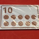 0-10  Tens Frames Two Ways - Laminated Dry Erase cards - Teaching supplies