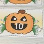 Jack O Lantern - Number Match Pumpkins - Laminated Activity - Teaching Supplies#