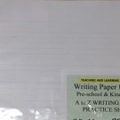Writing Paper for Kids - A to Z  WRITING LETTER PRACTICE SHEETS  100 sheets