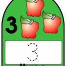 Numbers Counting tracing Card 8.5 X 11 - Preschool Learning cards 0 - 25 Numbers Counting tracing Card 8.5 X 11 - Preschool Learning cards 0 - 25