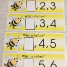 Honey Bee - Numbers - What comes next ? - 21 Laminated cards Activity Set