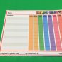 10 Pack - Dry Erase Chore Chart for Kids, Reward Chart , 11x8.5"