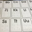Early Writers Alphabet & Numbers -  52 BlackLine  Masters Sheets- Preschool