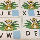Tiger - Missing Letter Alphabets -Laminated Activity Set - Teaching Supplies