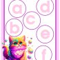 Pretty Kitty Bubble Match Game - Uppercase & Lowercase Matchâ¨â¨â¨ - DIY KIT -