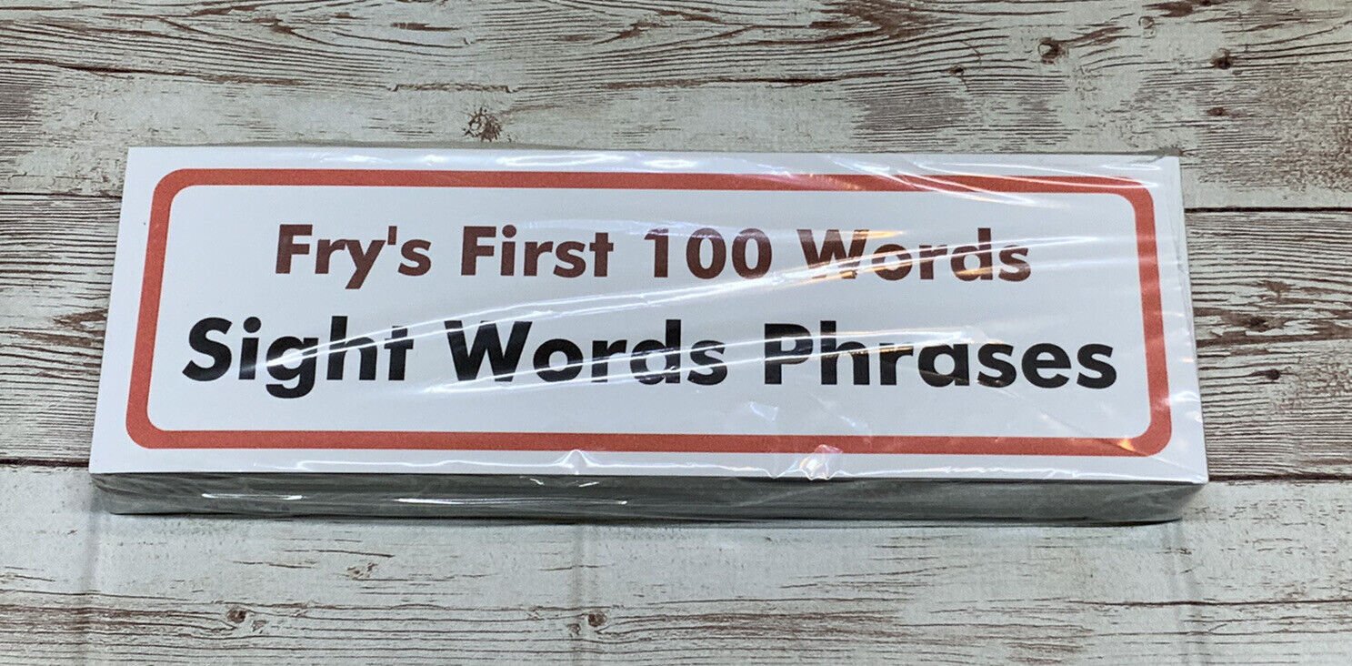 Fry's First Hundred Phrases - Reading - Fry&acirc;��s Phrase Cards - 100  cards
