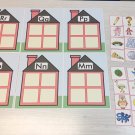 Alphabet House Game - Beginning Sounds - Learning Center M, N, O, P, Q & R