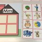 Alphabet House Game - Beginning Sounds - Learning Center M, N, O, P, Q & R