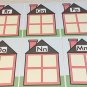 Alphabet House Game - Beginning Sounds - Learning Center M, N, O, P, Q & R