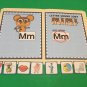 Mimi Monkey - Letter Mm - DIY File Folder game - Printed / Uncut