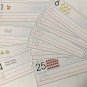 Wipe N Write Numbers 0- 25 - Laminated Card - Pre-school- Kindergarten