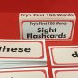Fry's First Hundred Words - Reading - Fry Sight Word Flash Cards - 100 cards