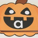 Jack O Lantern - Uppercase Lower case Match Pumpkins -  Laminated Activity Set