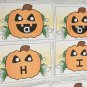 Jack O Lantern - Uppercase Lower case Match Pumpkins -  Laminated Activity Set