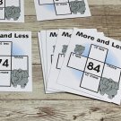 More And Less  - Math Center - Dry Erase  - 30 Laminated Activity Cards  #2