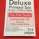 Deluxe Printed Set - The Pink Series - Montessori Materials- (PRINTED) uncut
