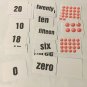 Numbers 0 - 20 Three Ways - Laminated Cards Set