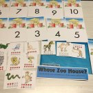 Who's Zoo House Learning Center- Math Mats MATS - Laminated Mats