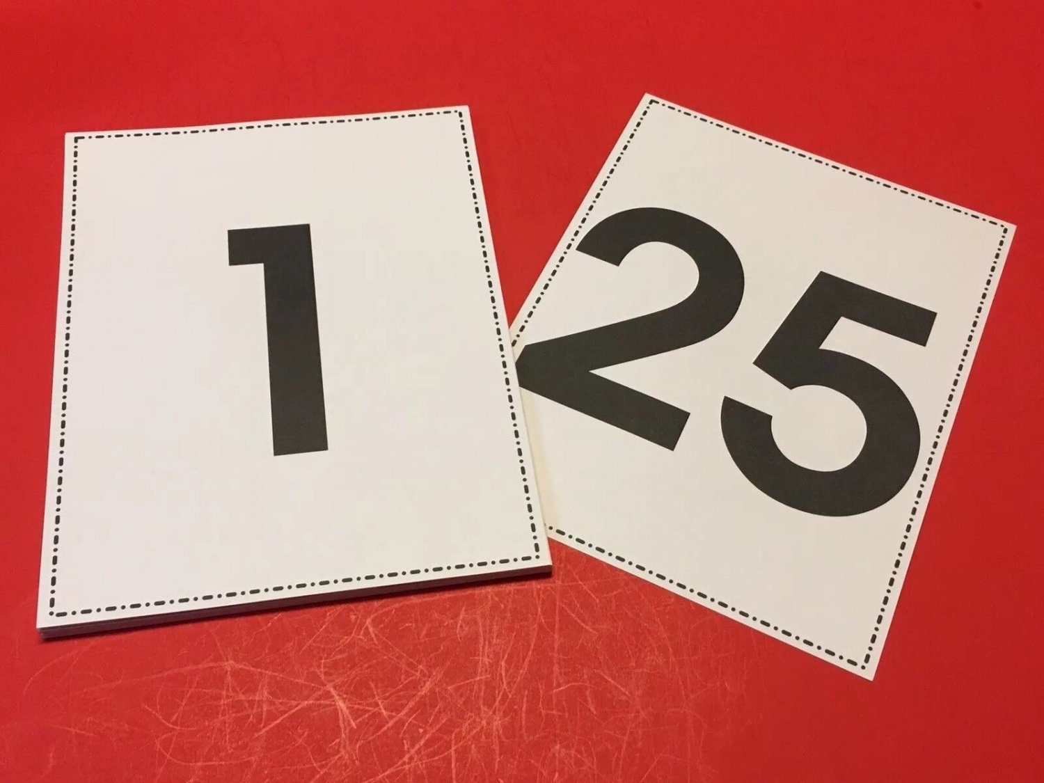 Numbers 1 25