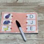 Busy bag - Write & Wipe Activity Set - Phonics Beginning Sounds - Learning