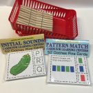 TWO (2) Learning Centers cards INITIAL SOUNDS & PATTERN MATH set - Teaching TWO (2) Learning Centers cards INITIAL SOUNDS & PATTERN MATH set - Teaching
