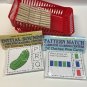 TWO (2) Learning Centers cards INITIAL SOUNDS & PATTERN MATH set - Teaching