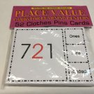 Place Values - Cards for Learning Center 52 Clothes Pin Cards Teaching supplies