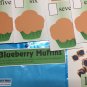 Blueberry Muffin Game Learning Center- COUNTING MATS - Laminated Mats