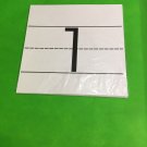 Laminated 26 Classroom Number Cards  - 0-25  Hand Writing -Class Decor 8.5X8.5