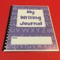 Primary Learning My Writing Journal - 30 Pgs Set of 10 Purple Teaching Supplies