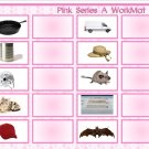 PINK SERIES | Montessori Activity - Vowel Work Mats Complete set | Laminated