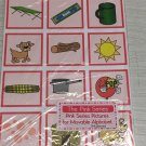 The Pink Series - Pictures For Movable Alphabet - Montessori