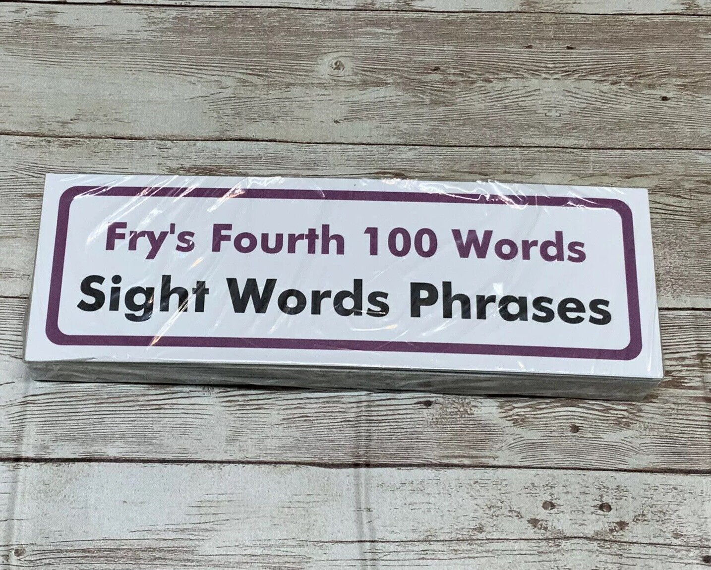 Fry's Fourth Hundred Phrases - Reading - Fry&acirc;��s Phrase Cards - 100  cards