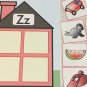 Alphabet House Game - Beginning Sounds - Learning Center S, T, U, V, W, X, Y & Z