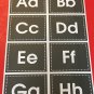 Learning Center Kit- Alphabets And Numbers 1 - 10 Laminated Cards - Large Set #