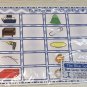 The Blue Series - Complete - Vowel Set - Laminated Mats And Card Sets Montessori