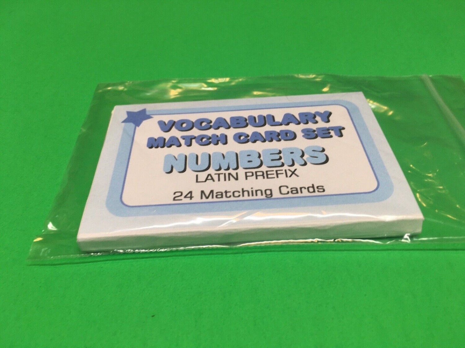Vocabulary Numbers - Latin Prefix - Learning Flash Cards For Kids - Educational