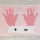 Bulk lot of 100 Math Work Mats - Dry Erase #011  PRINTED