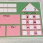 (10) Fact Family - Math Work Mats -Teaching Supplies - dry erase - write-n-wipe