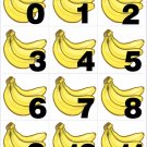 Bananas - Numbers 0-31 Pocket Chart Cards or Calendar Learning Resource - Math Bananas - Numbers 0-31 Pocket Chart Cards or Calendar Learning Resource - Math