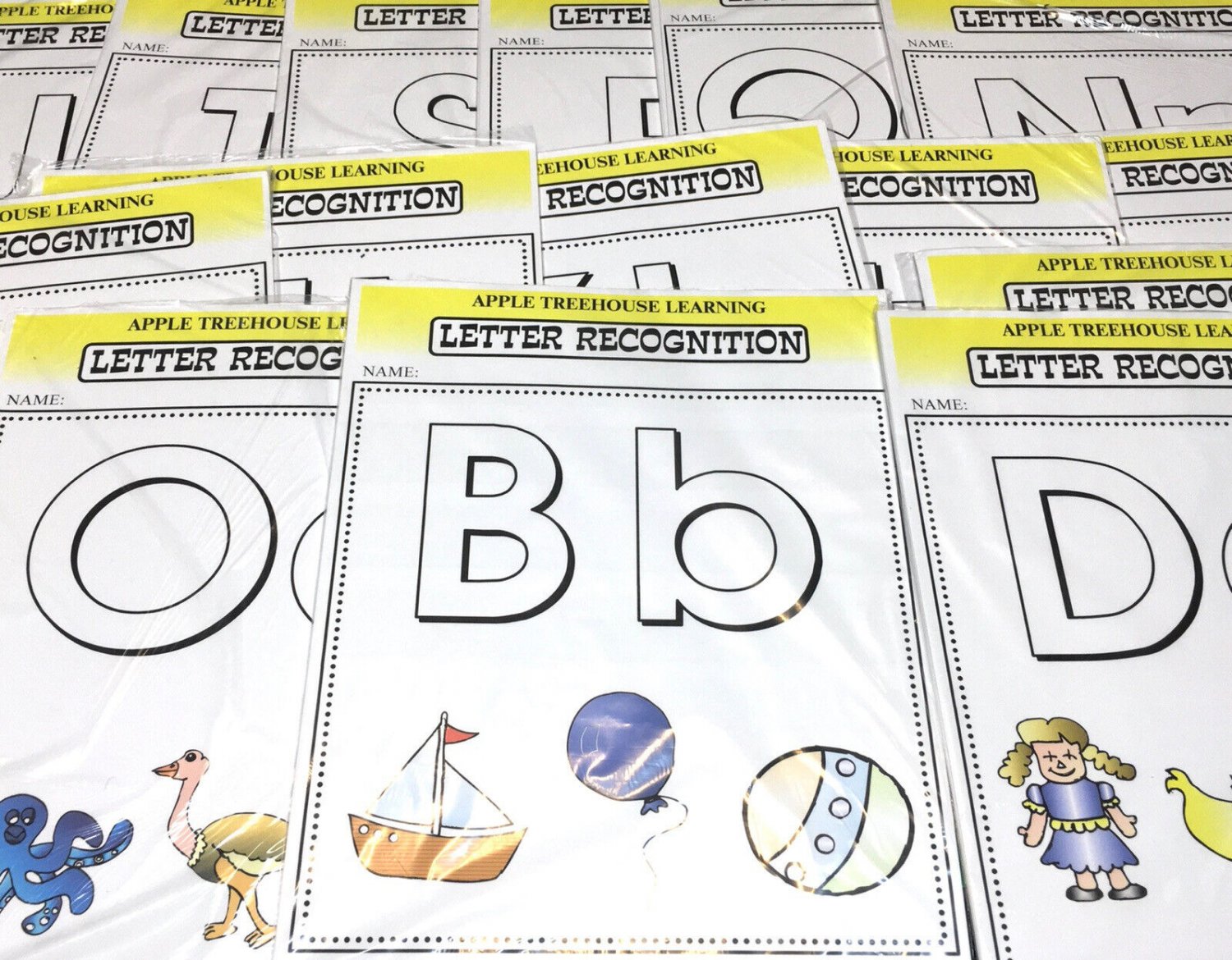 Apple Treehouse  Preschool Bundle - Complete Set - A - Z Worksheets -  520 pgs