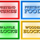 52 Printed Labels for Classroom &  24 Labels Personalized - Non-Adhesive card