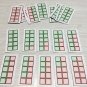 44 - Ten frame Counting Cards- Laminated Activity Set - Teaching Supplies