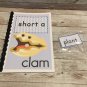 Interactive Learning Books for Children - 10 Vowel Sets w/120Laminated Cards