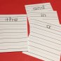 Fry's First Hundred Words - Writing - 100 Words - Binder Insert - 50 Sheets